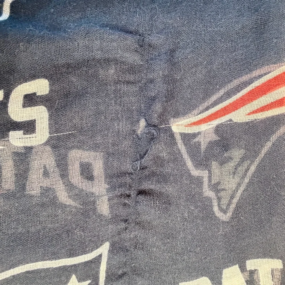 New England Patriots Sheer Logo Infinity Fan Bohemian Superbowl Football Scarf